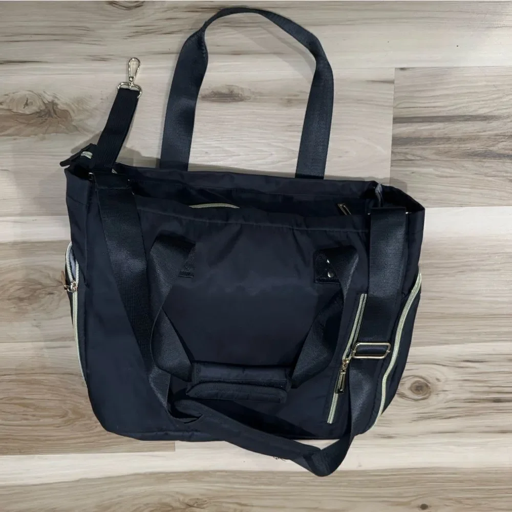 Momigo Diaper Tote Bag Black Unisex